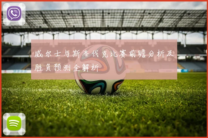 威尔士与斯洛伐克比赛前瞻分析及胜负预测全解析